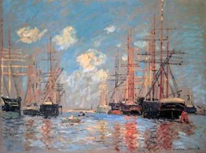 Seascape The Port Of Amsterdam 1874
