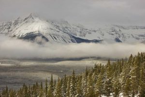 Canada, Banff NP A low cloud bank in the valley
