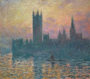 The Houses of Parliament, Sunset, 1903