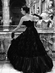 Black Evening Dress Roma 1952