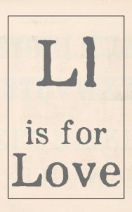 L is for Love