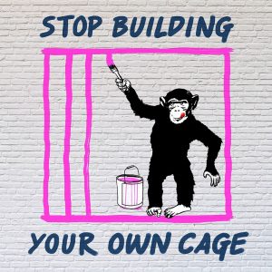 Chimp in Cage