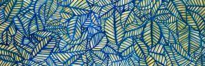 Blue Leaf Patterns