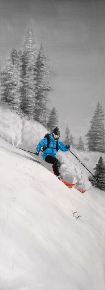 Man Skiing in Mountain