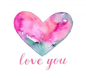 Big Pink Heart – Love You
