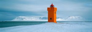 Krossnes lighthouse Iceland