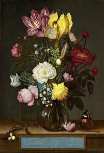 Bouquet of Flowers in a Glass Vase, 1621
