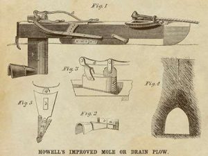 Howells Improved Mole or Drain Plow