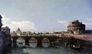 View of The Tiber With The Castel SantAngelo