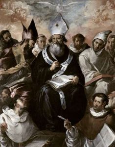 St. Basil Dictating His Doctrine