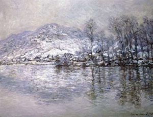 The Seine at Port-Villez, Snow Effect