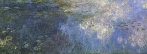 Water Lilies: The Clouds, c. 1914-26 (left panel)