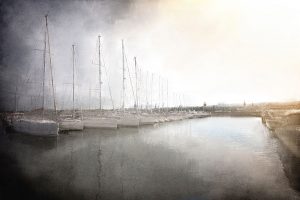 Sailboats in the Harbor
