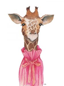 Pretty in Pink Giraffe