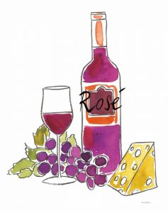 Wine Time III Rose