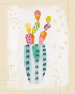 Collage Cactus I on Graph Paper