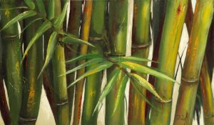 Bamboo on Beige II