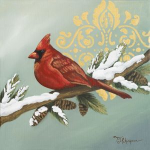 Winter Red Bird II