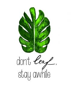Dont Leaf, Stay Awhile