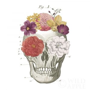 Floral Skull I
