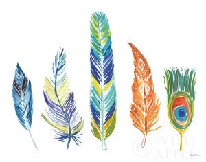 Rainbow Feathers III