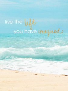 Live the Life You Have Imagined