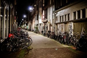Amsterdam Bikes at Night II