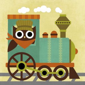 Owl Train Conductor