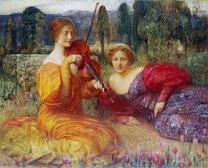 Musicienne du Silence, c. 1900