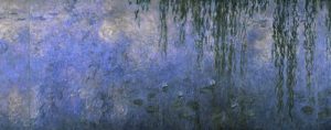 Water Lilies: Morning with Willows, c. 1918-26 – center panel