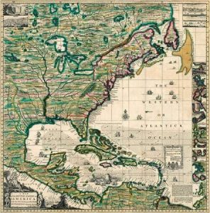 America Septentrionalis A Map of the British Empire in America, 1733