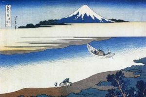 Mount Fuji Seen Above Mist On The Tama River 1831