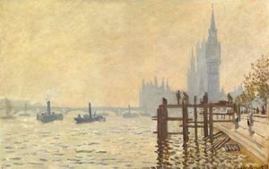 The Thames Below Westminster 1871