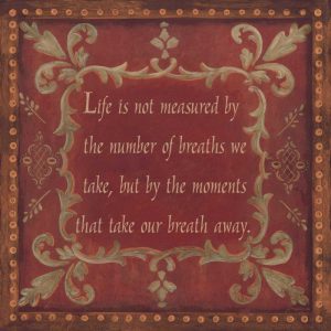 Life is Not Measured