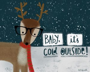 Cold Hipster Reindeer