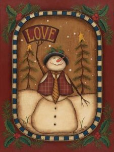 Love Snowman