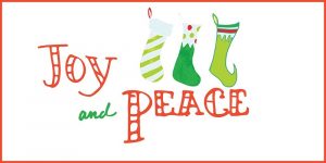Joy and Peace Stockings