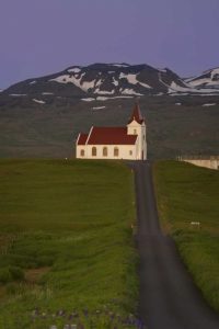 Iceland, Snaefellsnes, Hellisandur Church
