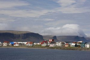 Iceland, Patreksfjordur Small town