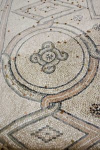 Italy, Ravenna Church of St Apollinare mosaic
