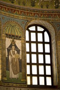 Italy, Ravenna Church of St Apollinare mural