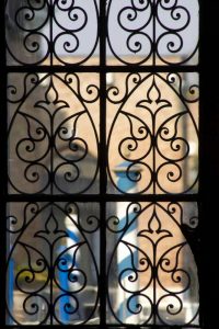 Italy, Venice Decorative iron gates