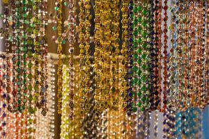 Italy, Venice, Burano Murano glass beads