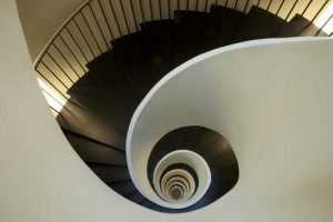 Europe Spain, Bilbao Spiral staircase