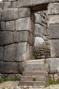 Peru, Cuzco Inca Fort Sacsayhuaman ruins