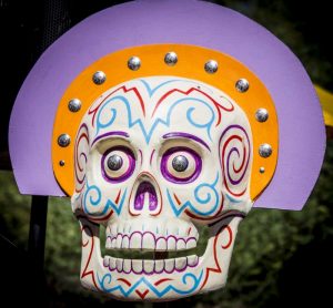 AZ, Phoenix Arty skull displayed at celebration
