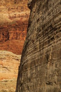 AZ, Grand Canyon, Sandstone wall in Marble Canyon