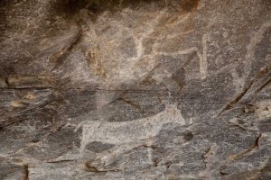 Africa, Botswana, Tsodilo Hills Bushman rock art