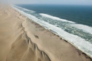Namibia, Skeleton Coast Beach and sea scenic