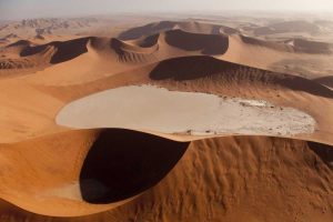 Namibia, Namib Desert Patterns on sand dunes